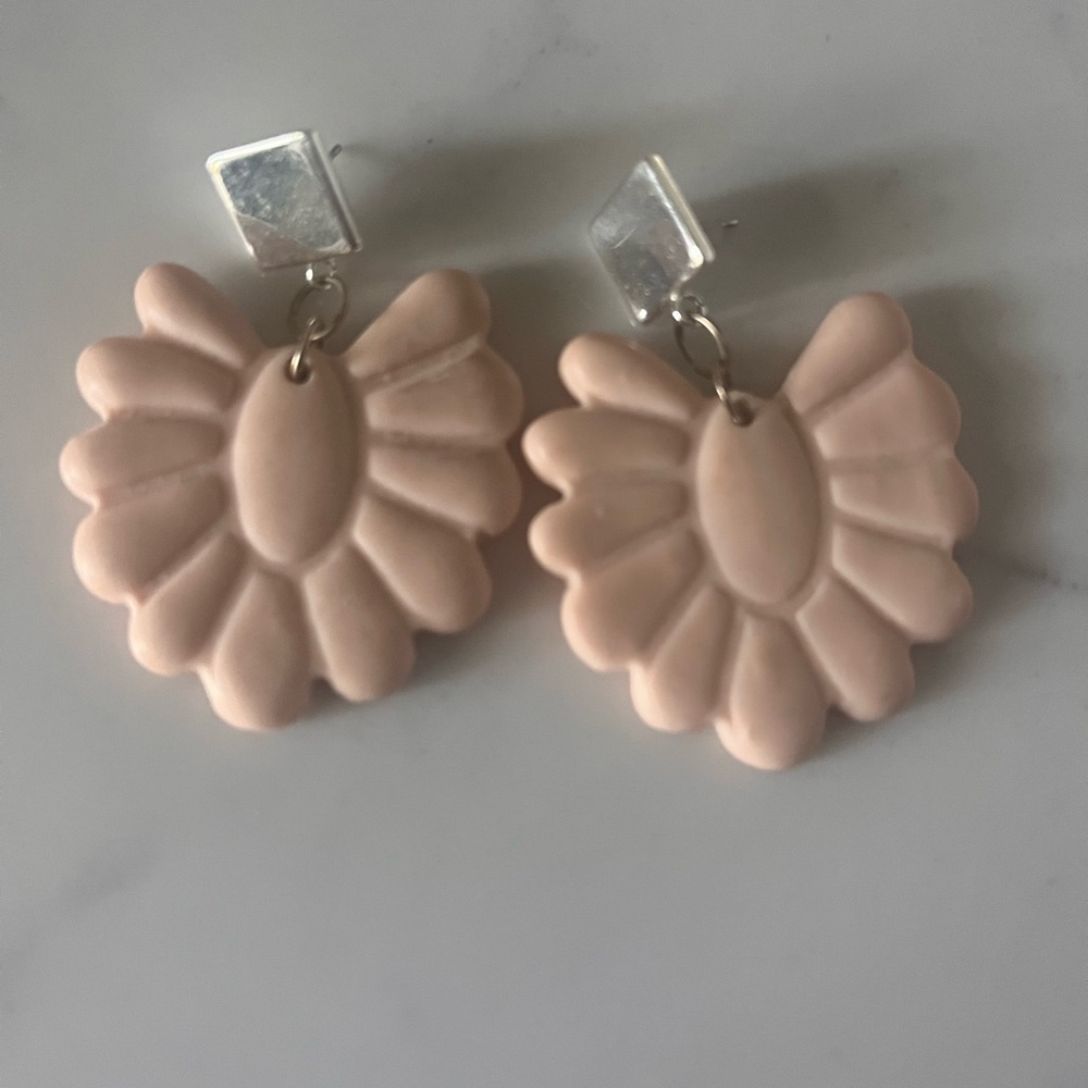 Shell Statement Earrings